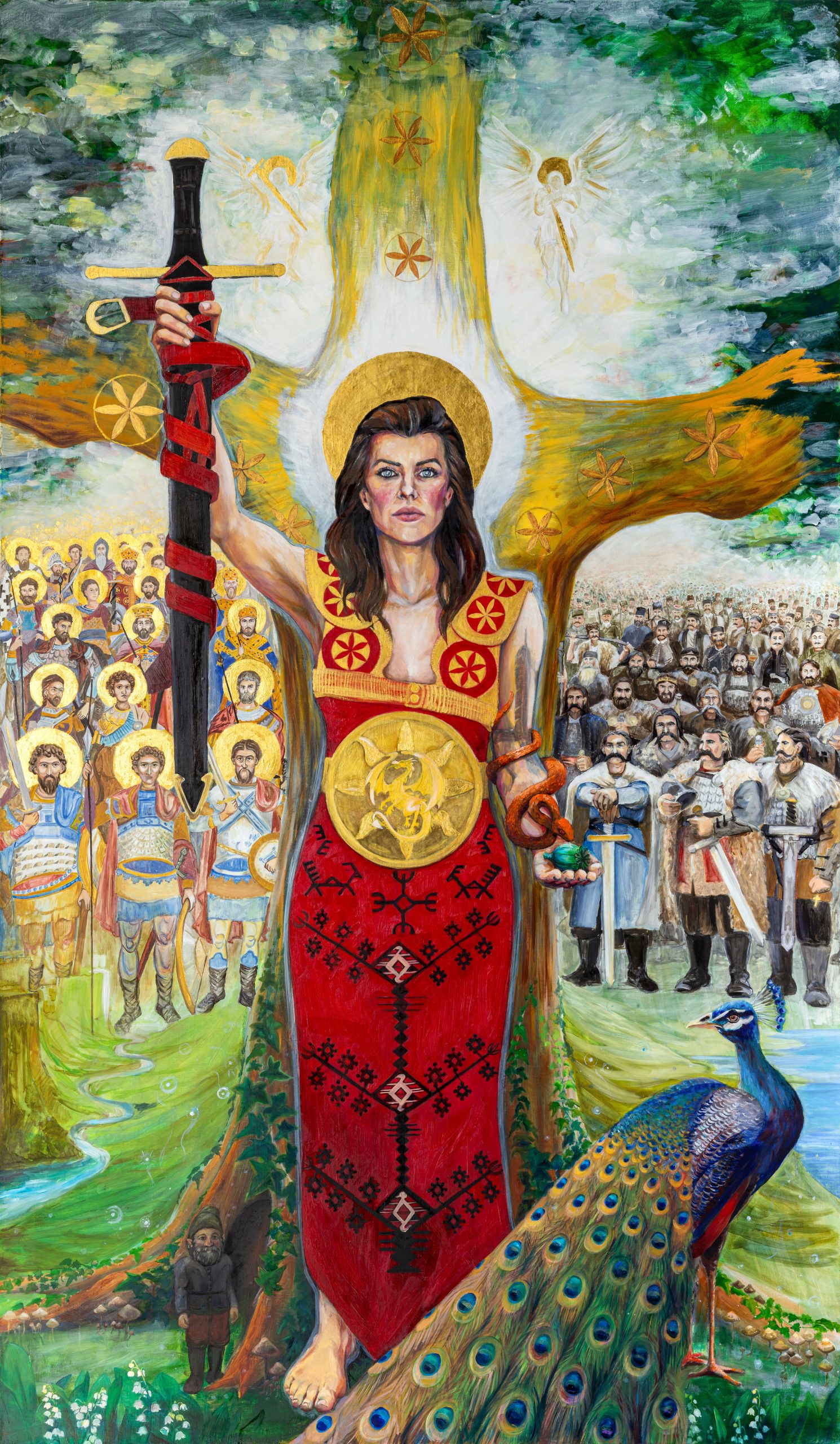 The Warrioress 140x240cm,oil on canvas 2022 copy